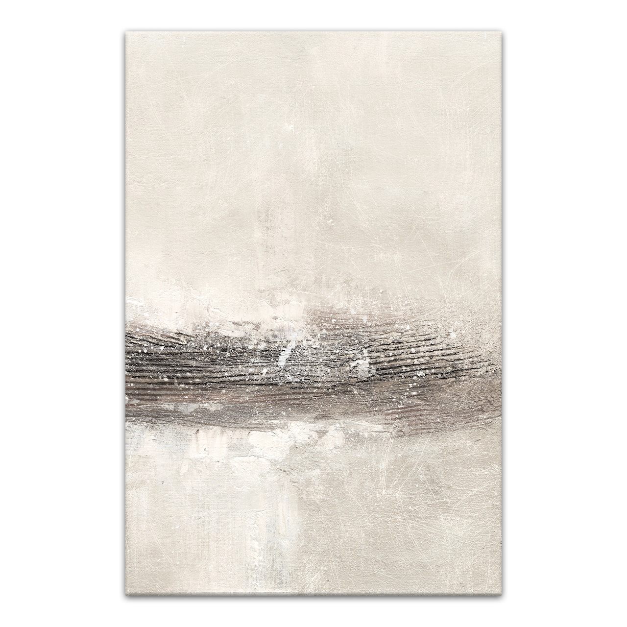 Shimmer Gray Abstract I 20" x 30" Canvas Wall Art